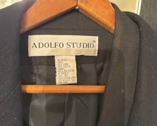 Adolfo Studio Double Breasted Blazer
