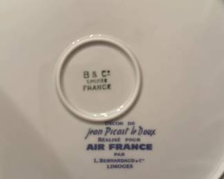 Jean Picart le Doux for Air France Limoges Porcelain Plate