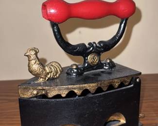 Antique Cast Iron "Rooster" Trivet
