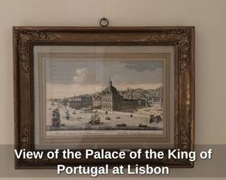 View of the Palace of the King of Portugal at Lisbon