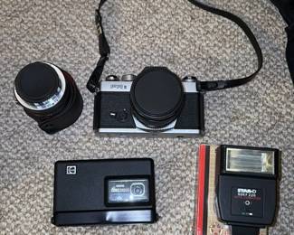 Pentax K1000 Camera with Accessories