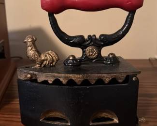 Antique Cast Iron "Rooster" Trivet