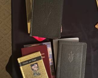Catholic Prayer Books and Crucifix