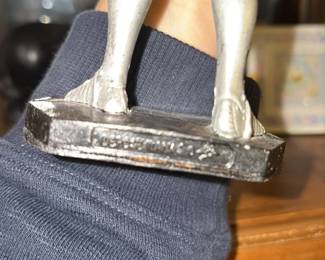 Vintage Display Cabinet with Assorted Collectibles