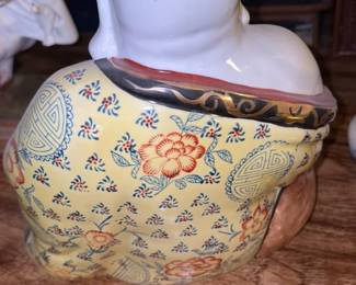 Porcelain Budai (Laughing Buddha) Figurine