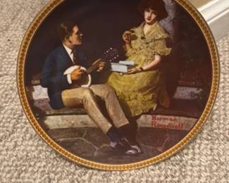Norman Rockwell "Pond" Limited Edition Collector's Plate