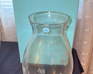 Tiffany & Co. "Wildflower" Crystal Vase