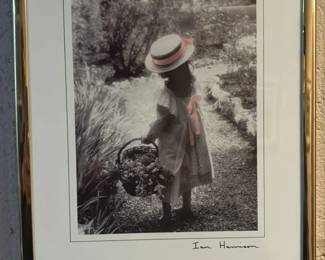 Ian Harrison "Girl with Basket" Photograph