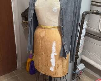 Vintage Wolf Model Form Dress Form Mannequin