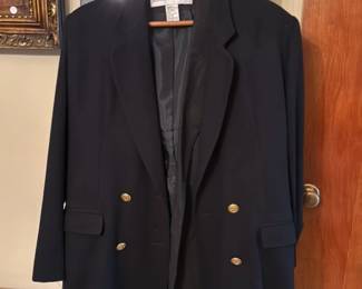 Adolfo Studio Double Breasted Blazer