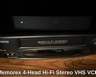 Memorex 4-Head Hi-Fi Stereo VHS VCR