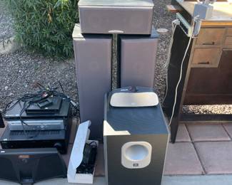 Sony speaker set $50 OBO
JBL set $30 OBO
receiver $20
DVD players $5