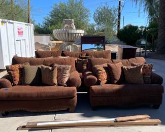 Each brown couch $40 or all for $100