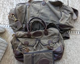 Frost River waxed canvas duffel set