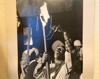 Large signed photograph by New Orleans photographer Harold Baquet