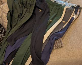 Tracksmoth pants and sweatshirts, Men's size Large