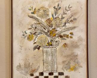 Large Oil Painting by Lee Reynolds’s, 
51” by 41”.