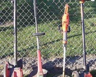 Black and Decker edgers and weed whip