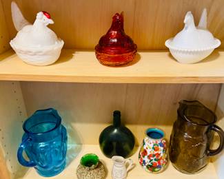 vintage "Hen on a Nest" dish