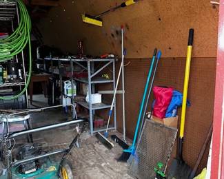 Large selection of outdoor tools and misc. items
