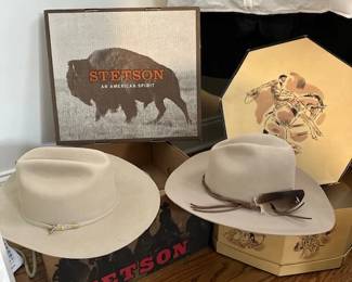 Stetson hats like-new!