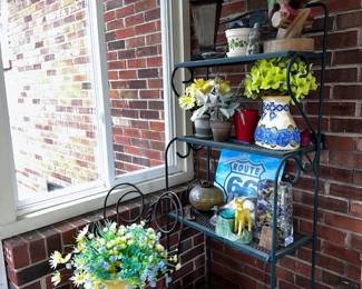 Baker's rack and decor