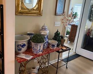 Blue and white Decor