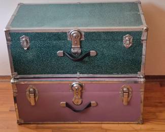 85 RusticStorageTrunkDuoGreenPink