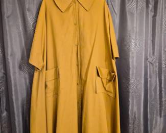 46 Mainstreet1960s34SleeveFlaredCoatwithSeparateHeadCovering