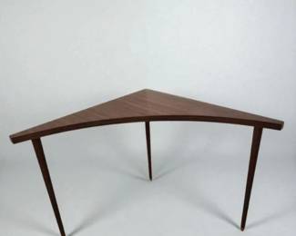 168 MidCenturySpaceSavingCornerSideTable
