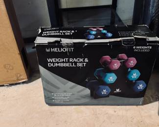dumbbell set (weights)