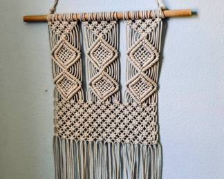 macrame wall hanging