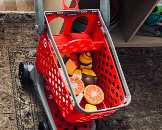kid's toy shopping cart