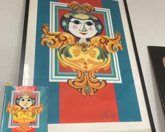 1973 Neiman Marcus Christmas Poster, signed.