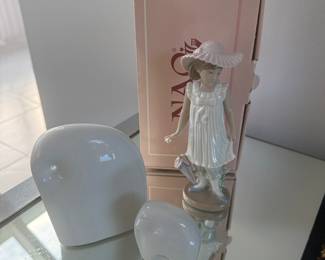 Lladro girl and elephants