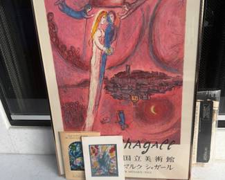 Chagall framed poster