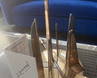 Shabbat candle sculpture…2 pieces are in need of rewelding