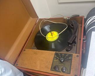 Vintage record player
