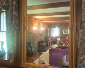 Large mirror in Living Room.