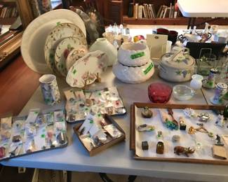 Miniatures, platters, plates, serving bowls