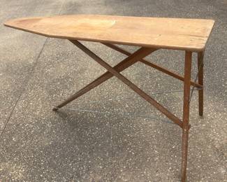 Vtg wood ironing board