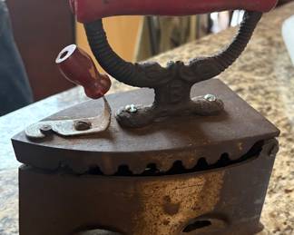 Antique charcoal iron