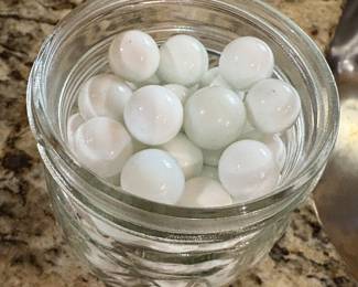 White marbles