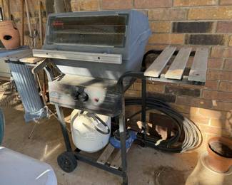 Propane grill.