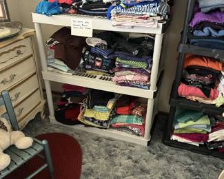 Child rocker and clothes!