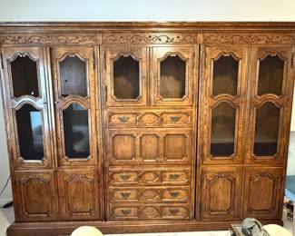 Bernhardt Hibriten mid century wall unit