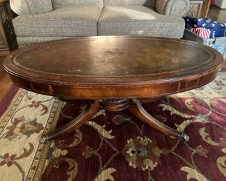 Vintage mahogany Duncan Phyfe coffee table