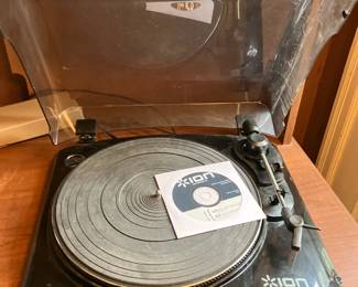 Ion LP turntable with USB connector