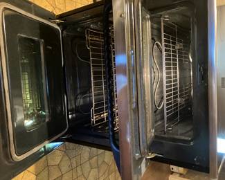 Inside of Frigidaire stove