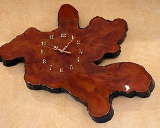 Live Edge Wall clock